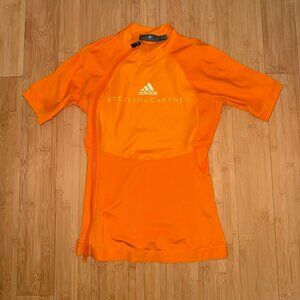 Adidas by Stella McCartney Orange Zip Shirt